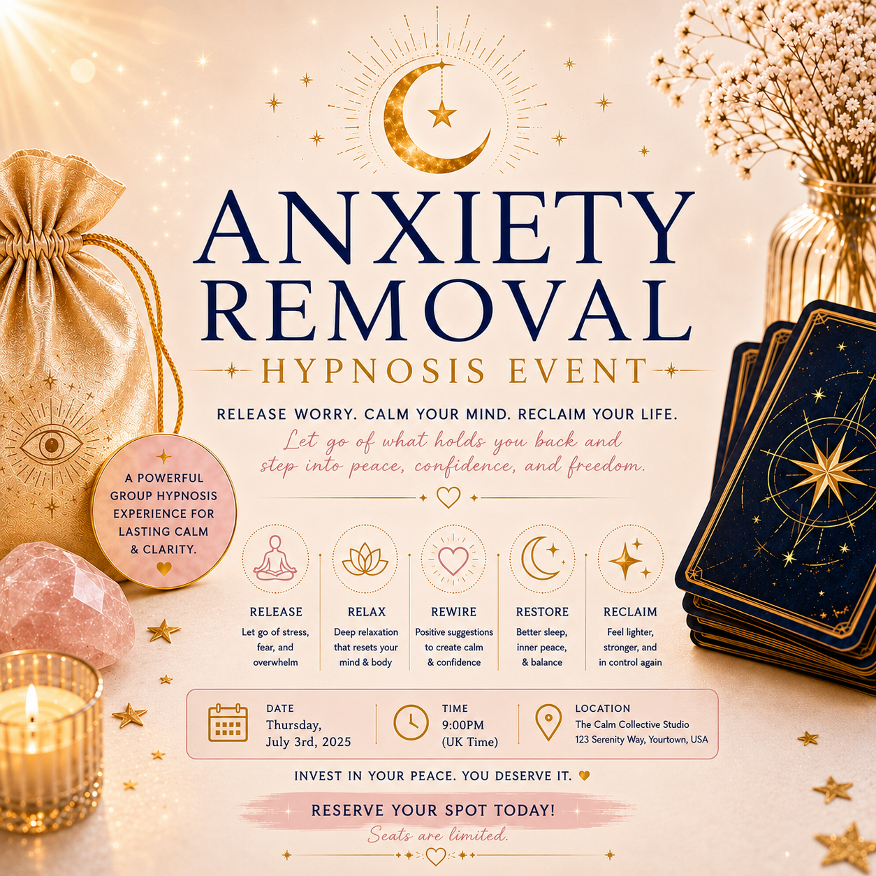 Anxiety Removal Event